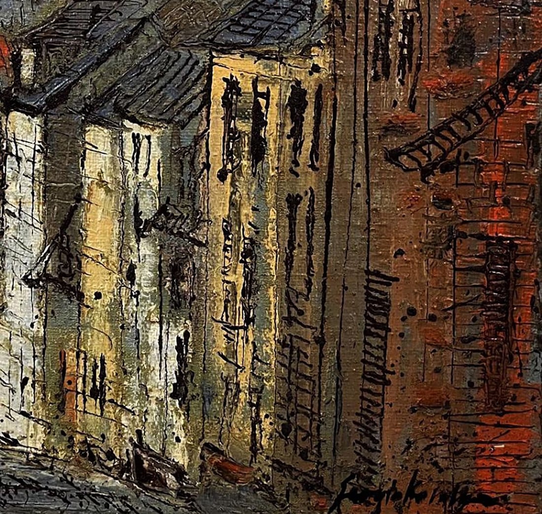 Oil painting City descent Serhiy Kovalev - 7