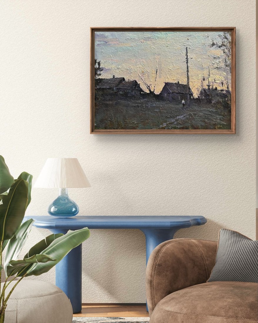 Oil painting Autumn in the village Volodymyr Pashchenko - 3