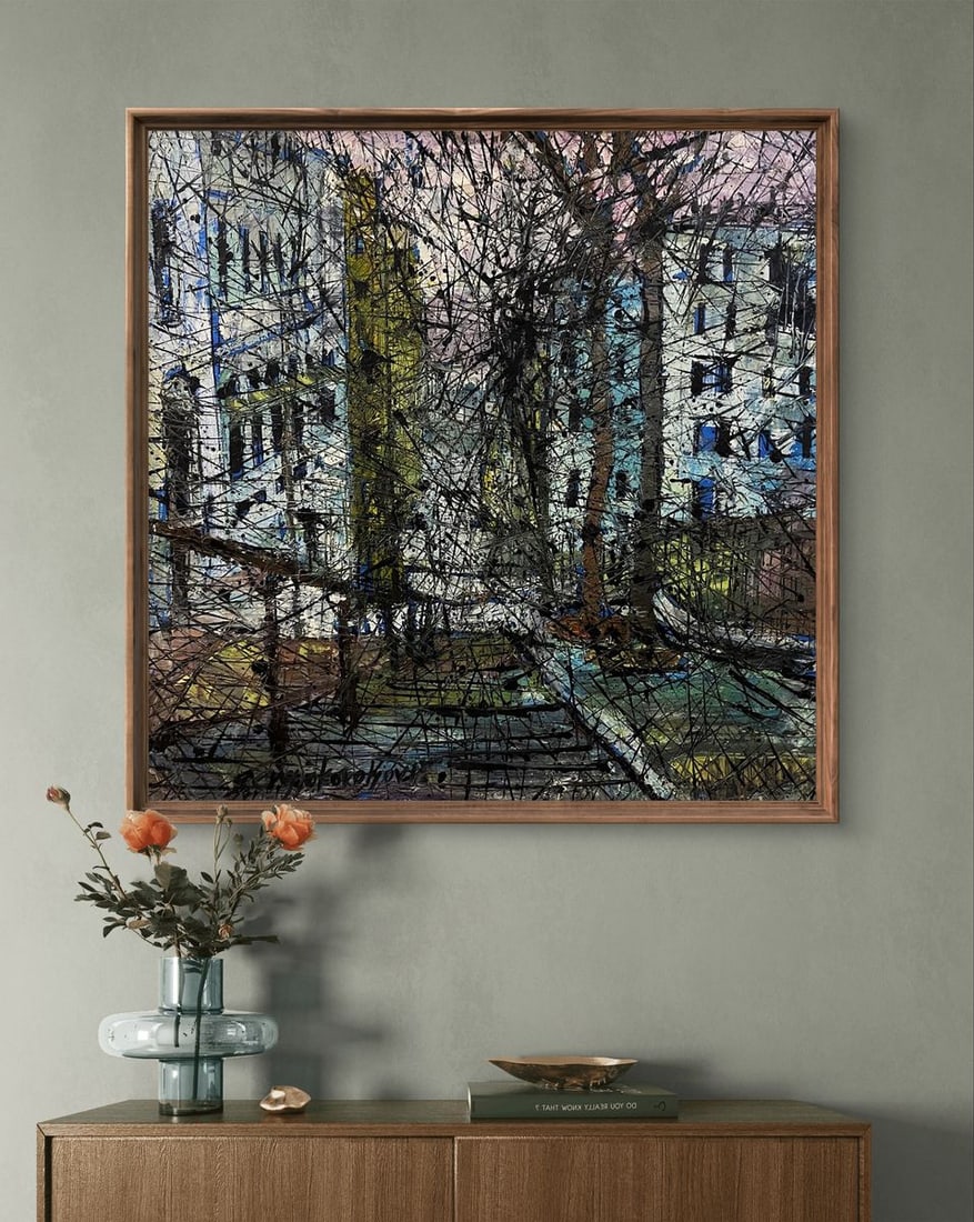 Oil painting Descending from the stairs Serhiy Kovalev - 2