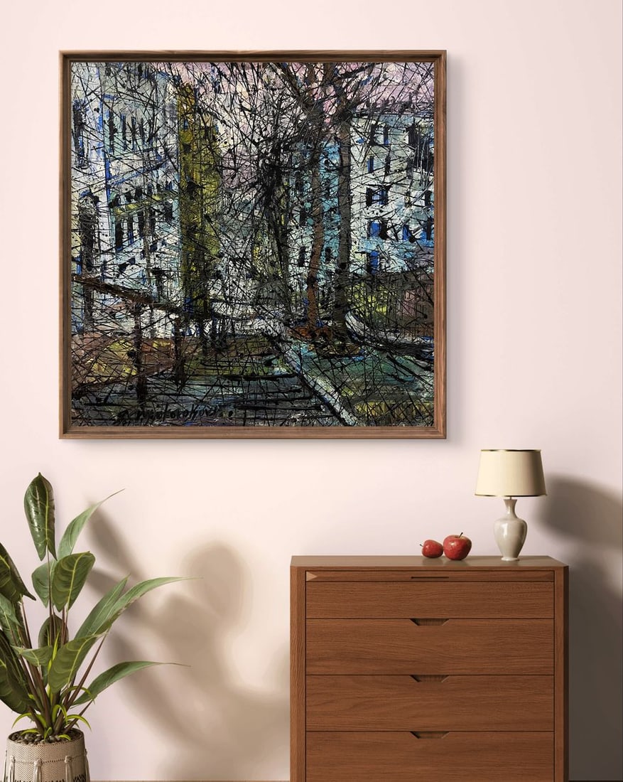 Oil painting Descending from the stairs Serhiy Kovalev - 3