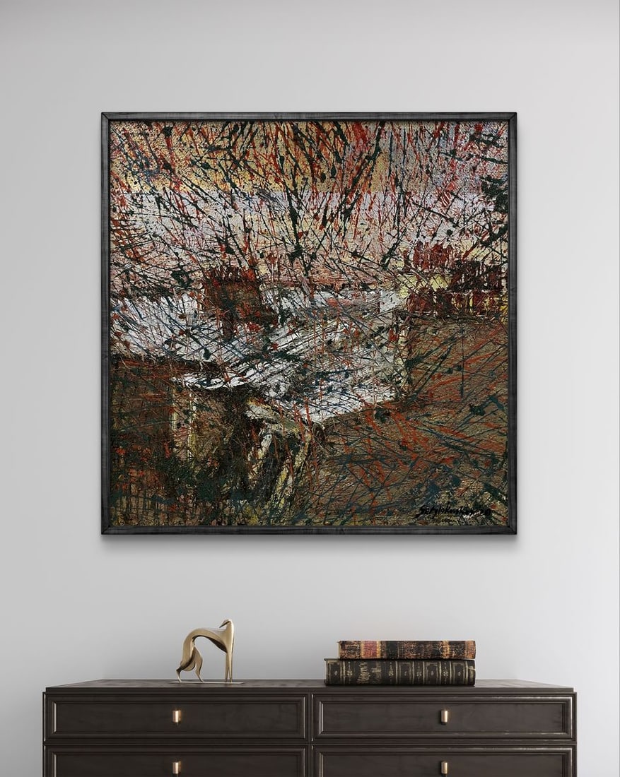 Oil painting Shimmering in the city Serhiy Kovalev - 2