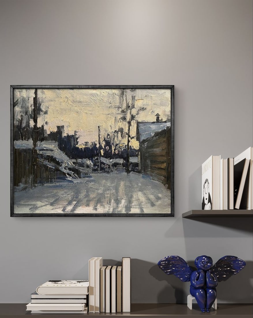 Oil painting Gentle snow Volodymyr Pashchenko - 2