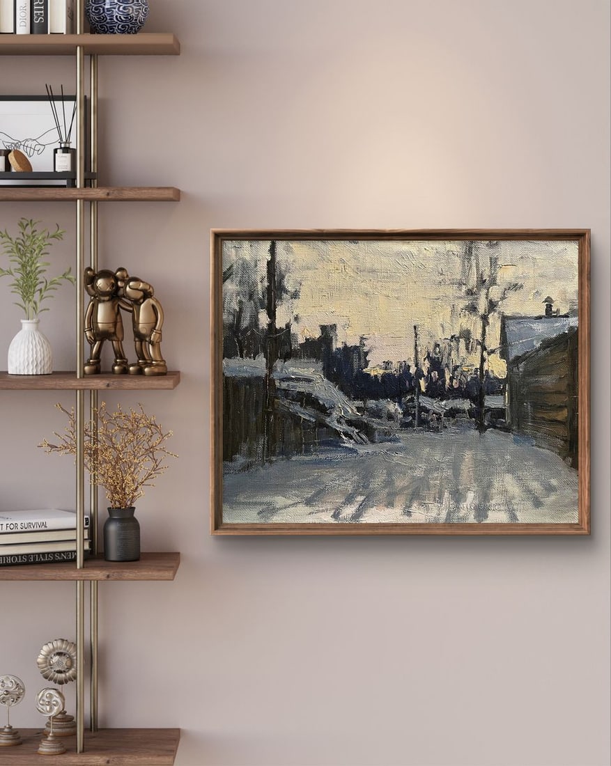 Oil painting Gentle snow Volodymyr Pashchenko - 3