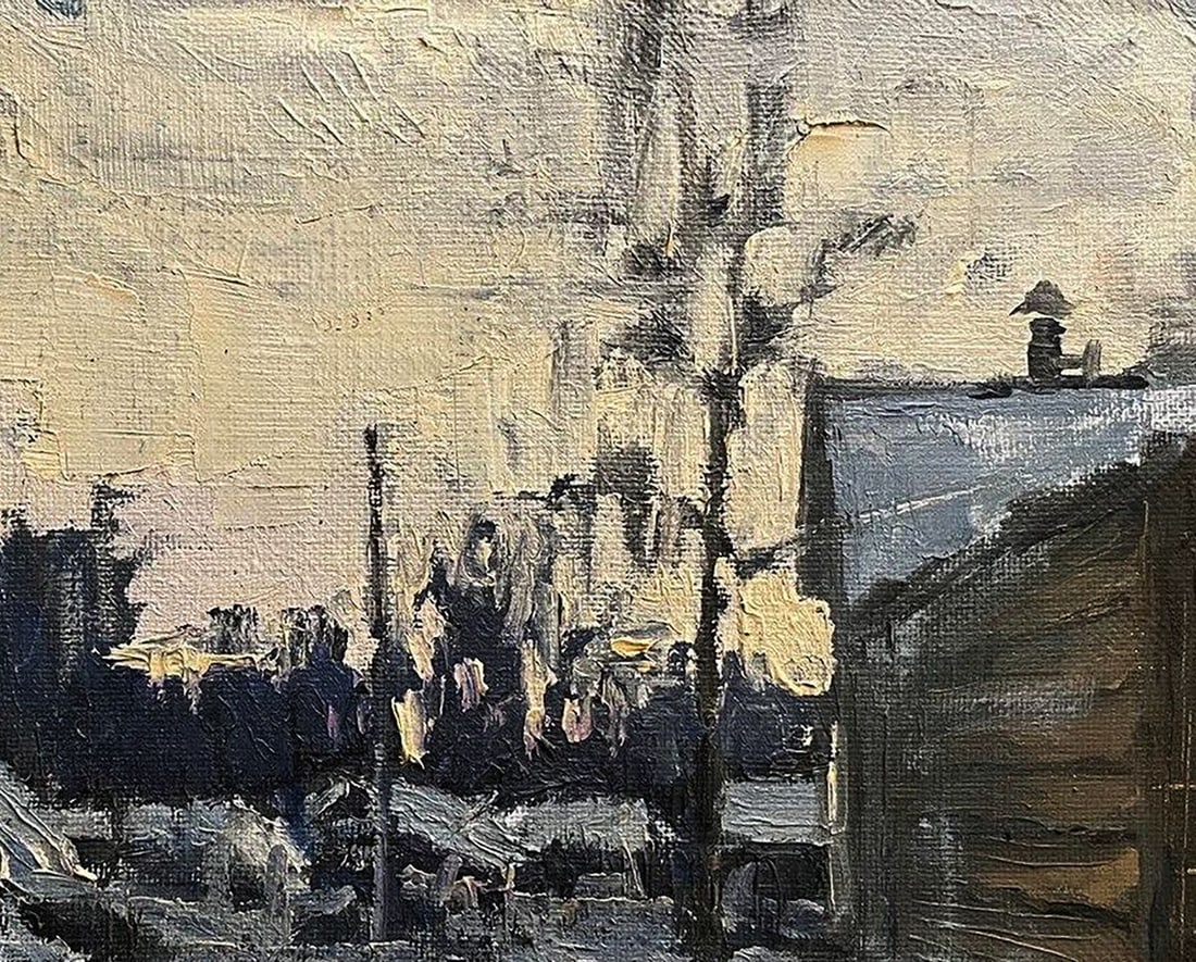 Oil painting Gentle snow Volodymyr Pashchenko - 5