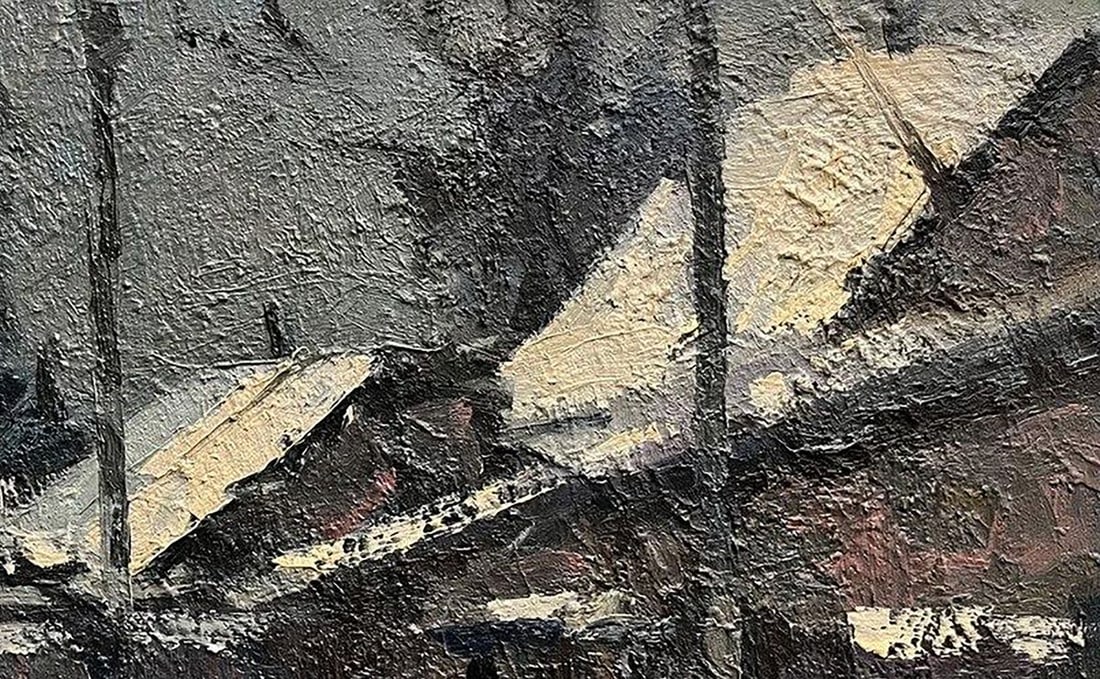 Oil painting Quiet village Volodymyr Pashchenko - 5