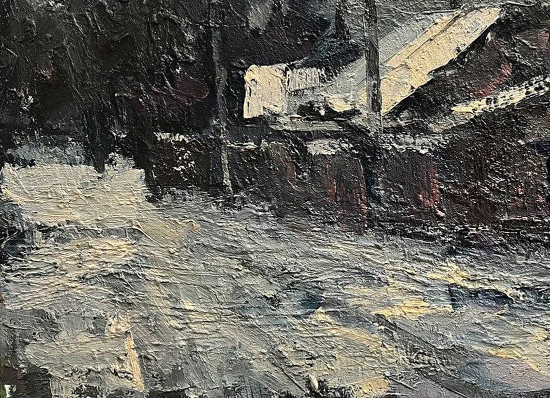 Oil painting Quiet village Volodymyr Pashchenko - 6