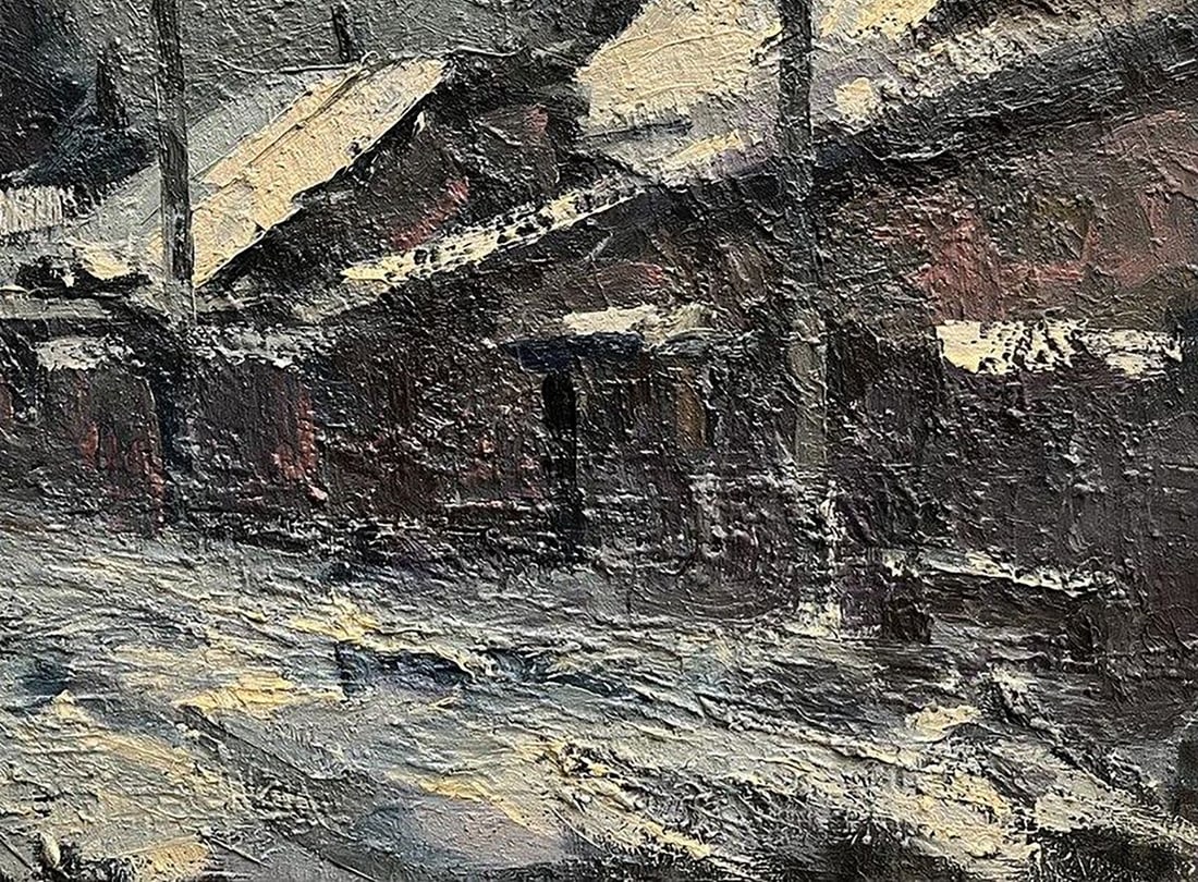Oil painting Quiet village Volodymyr Pashchenko - 7