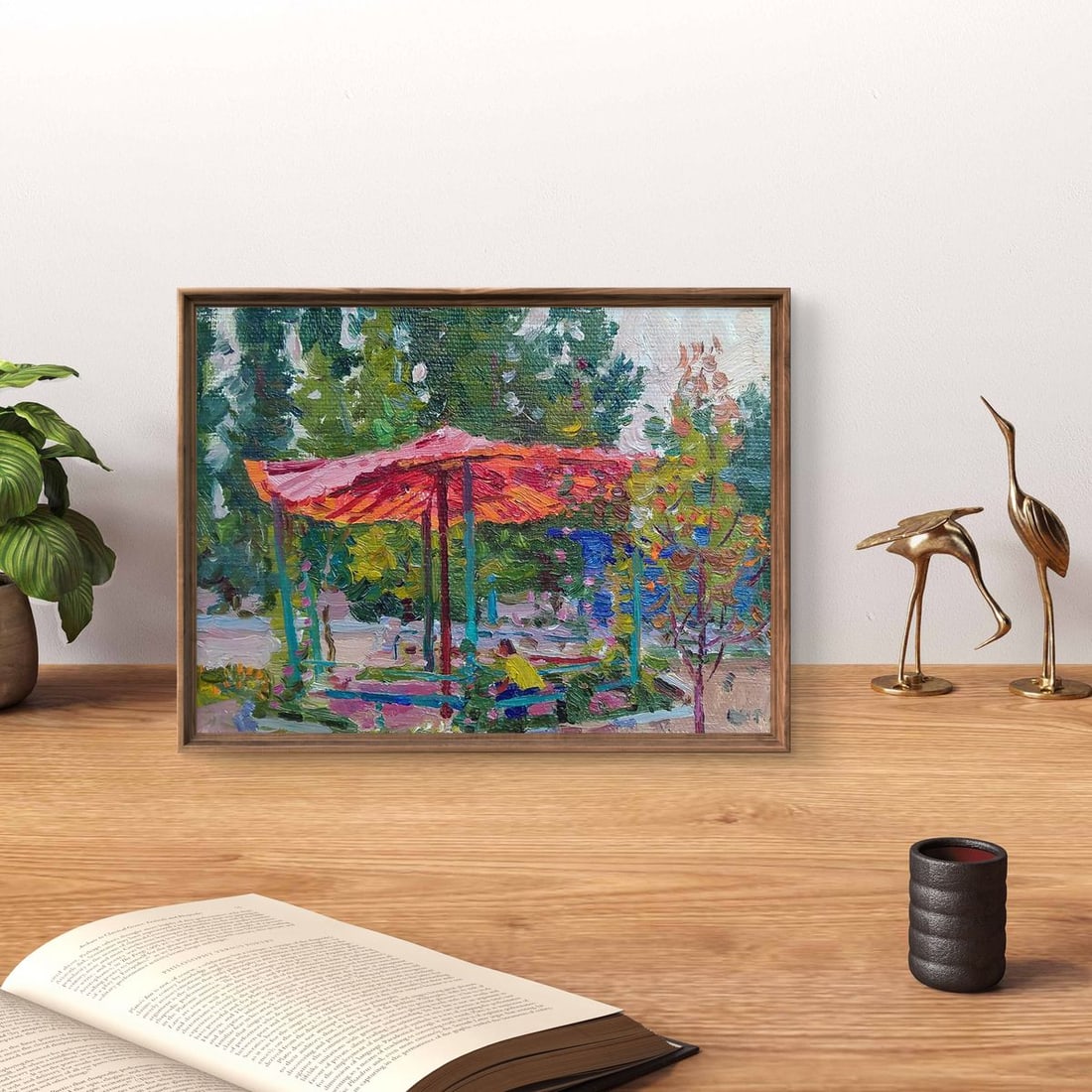 Oil painting Gazebo Yury Konovalov - 3