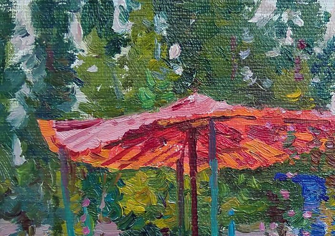 Oil painting Gazebo Yury Konovalov - 5
