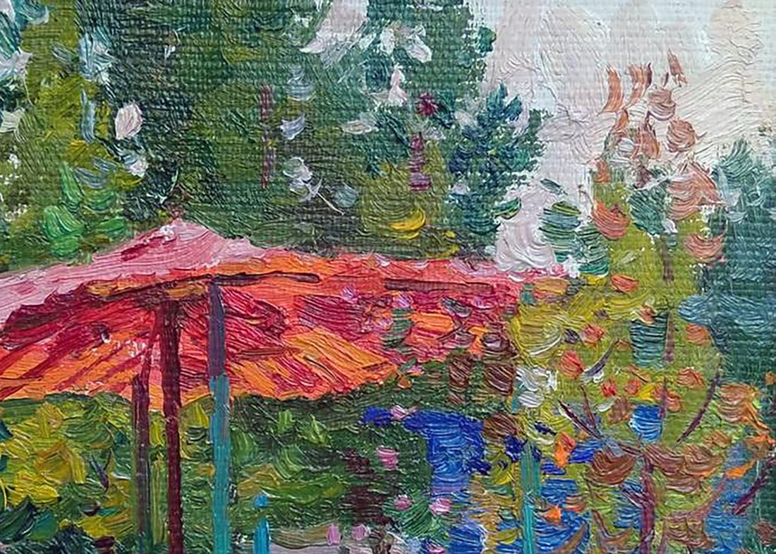 Oil painting Gazebo Yury Konovalov - 6