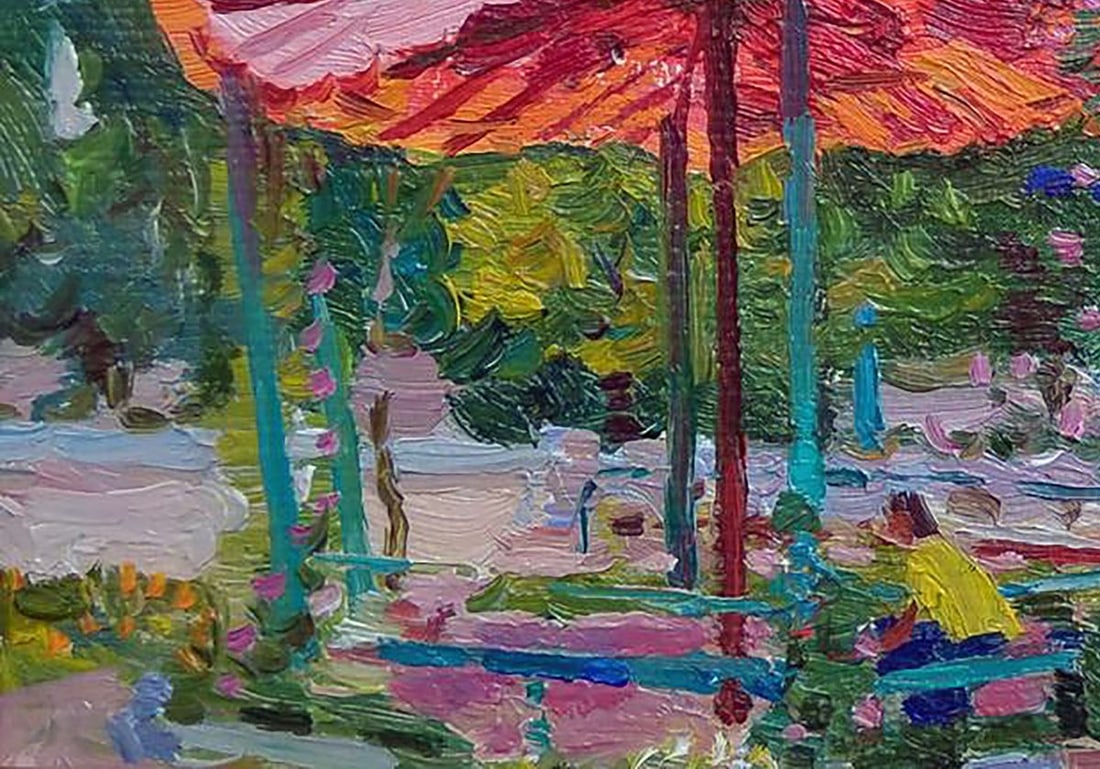 Oil painting Gazebo Yury Konovalov - 7