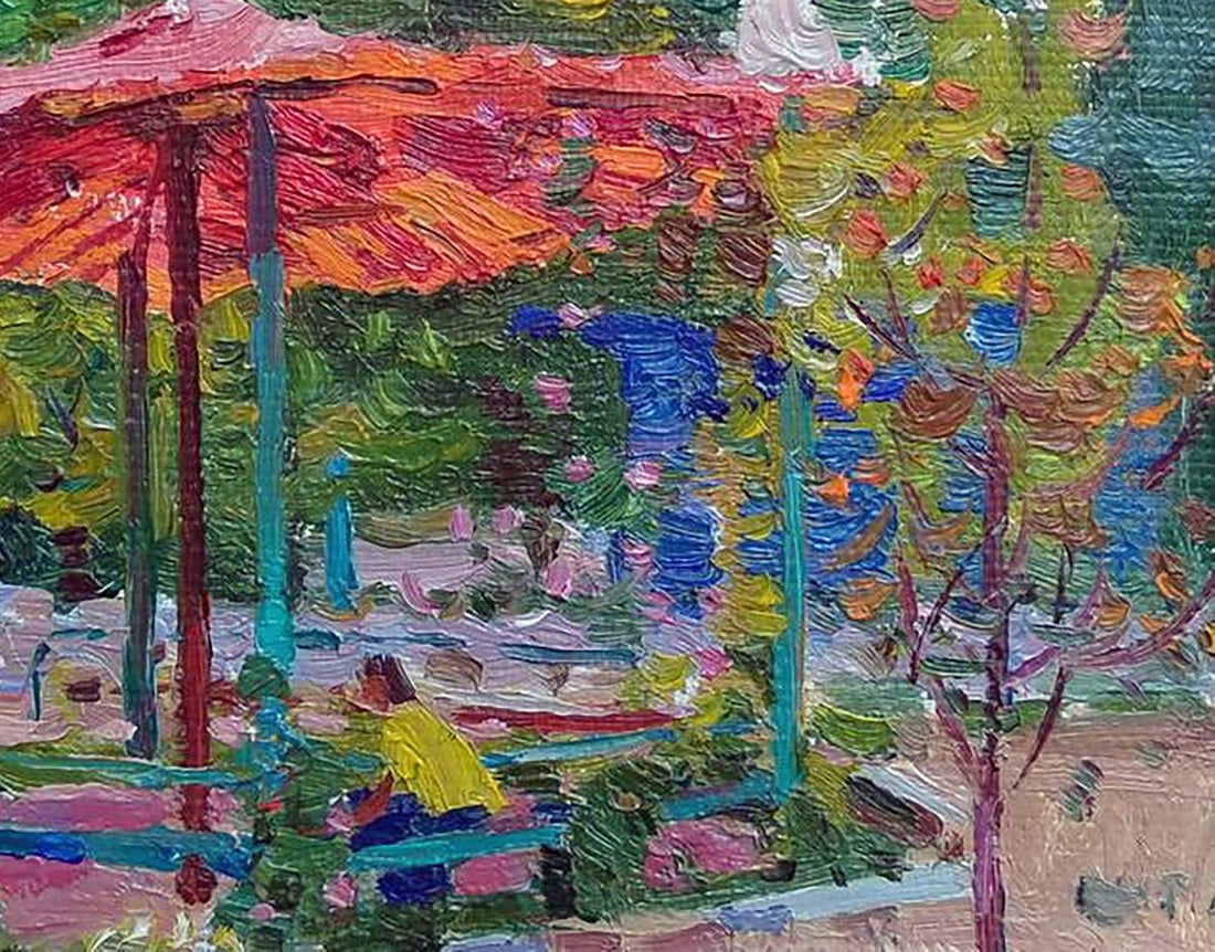 Oil painting Gazebo Yury Konovalov - 8