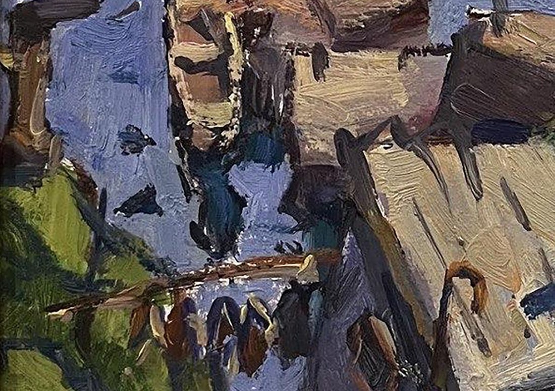 Oil painting City pier Oleksandr Andreev - 7
