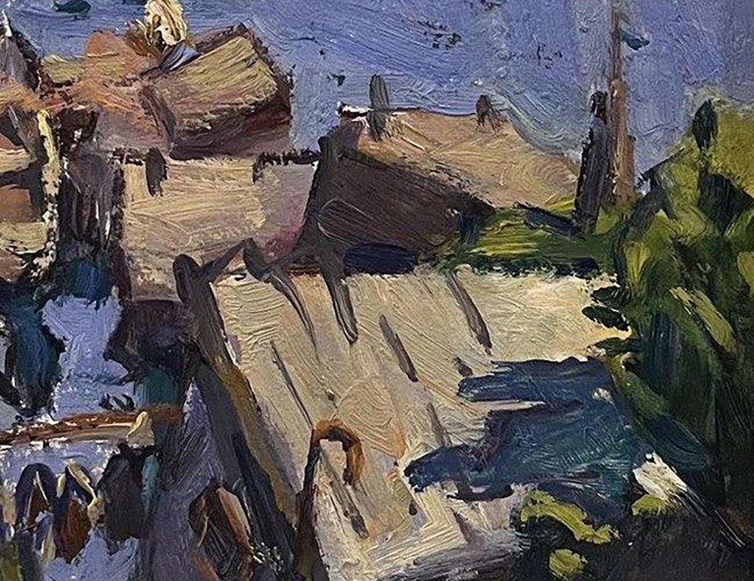 Oil painting City pier Oleksandr Andreev - 8