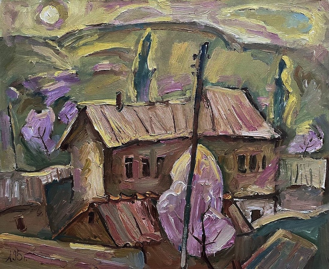 Oil painting Spring day Oleksandr Andreev (1 of 11)