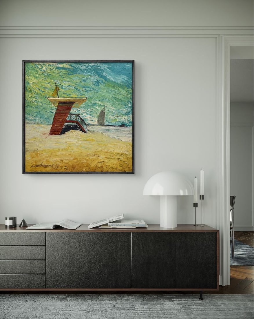 Oil painting Praia de golfo Serhiy Kovalev - 2