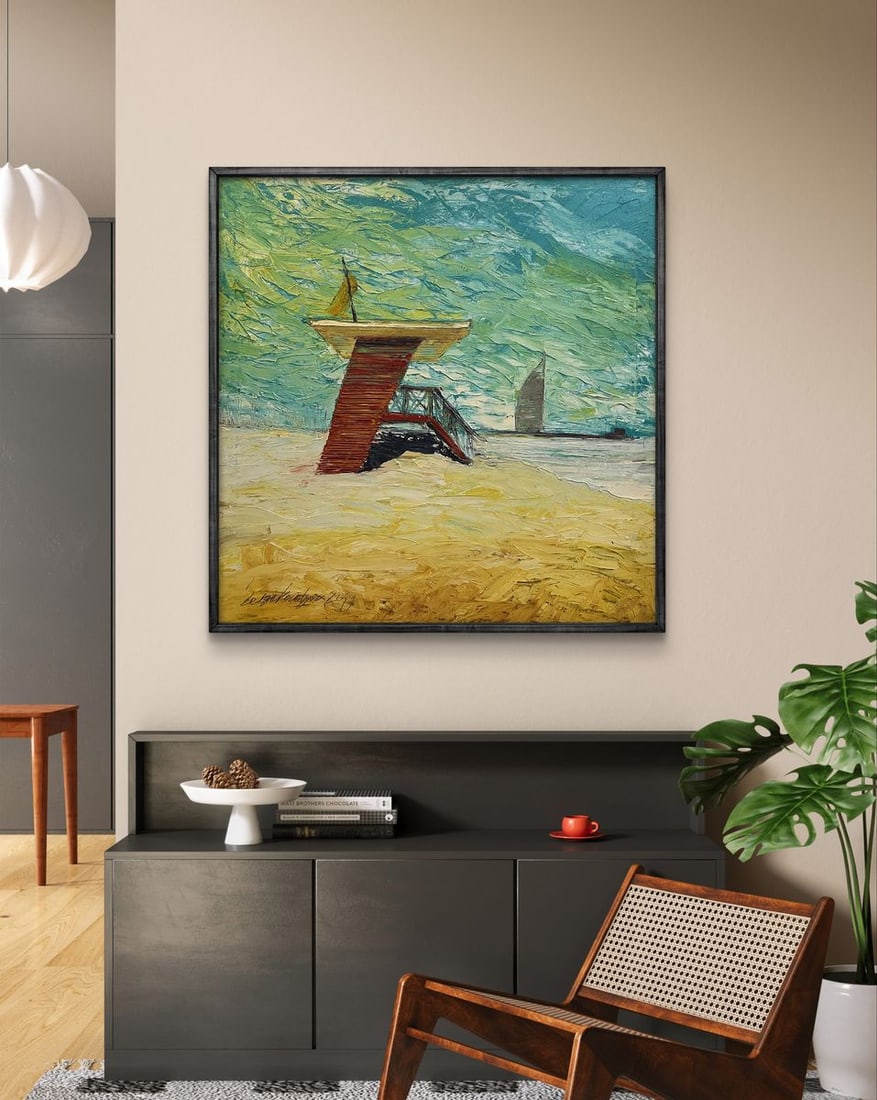 Oil painting Praia de golfo Serhiy Kovalev - 3