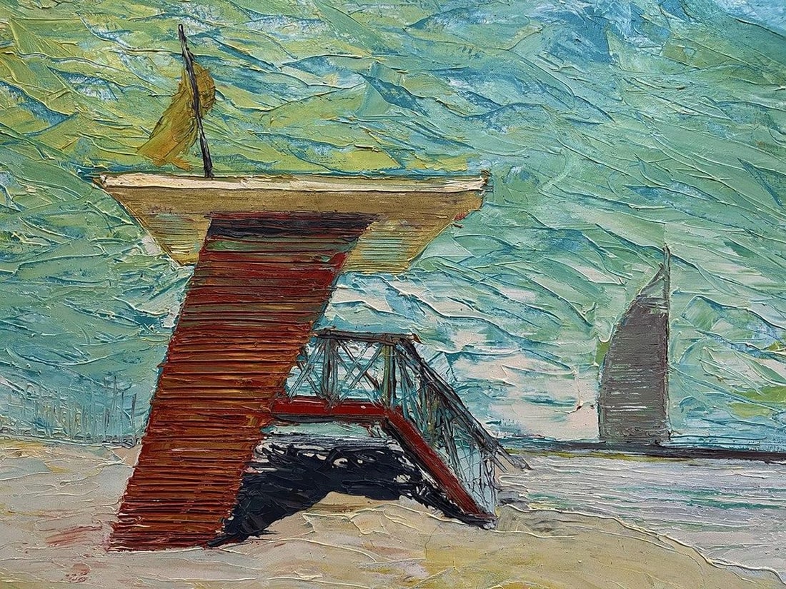 Oil painting Praia de golfo Serhiy Kovalev - 4