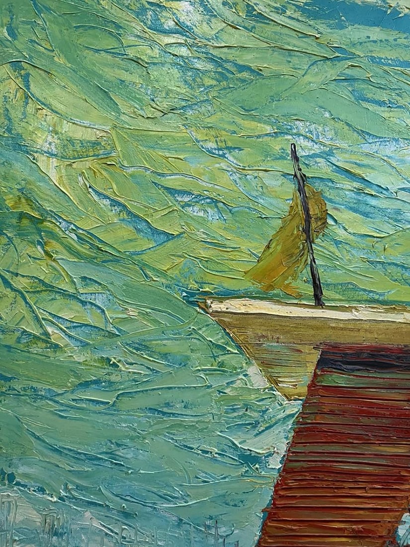 Oil painting Praia de golfo Serhiy Kovalev - 6