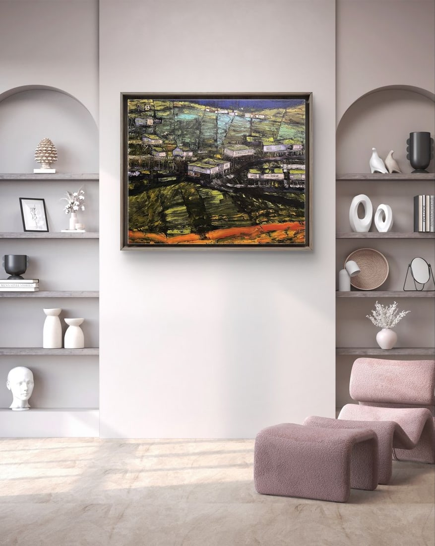 Oil painting City project Serhiy Kovalev - 2