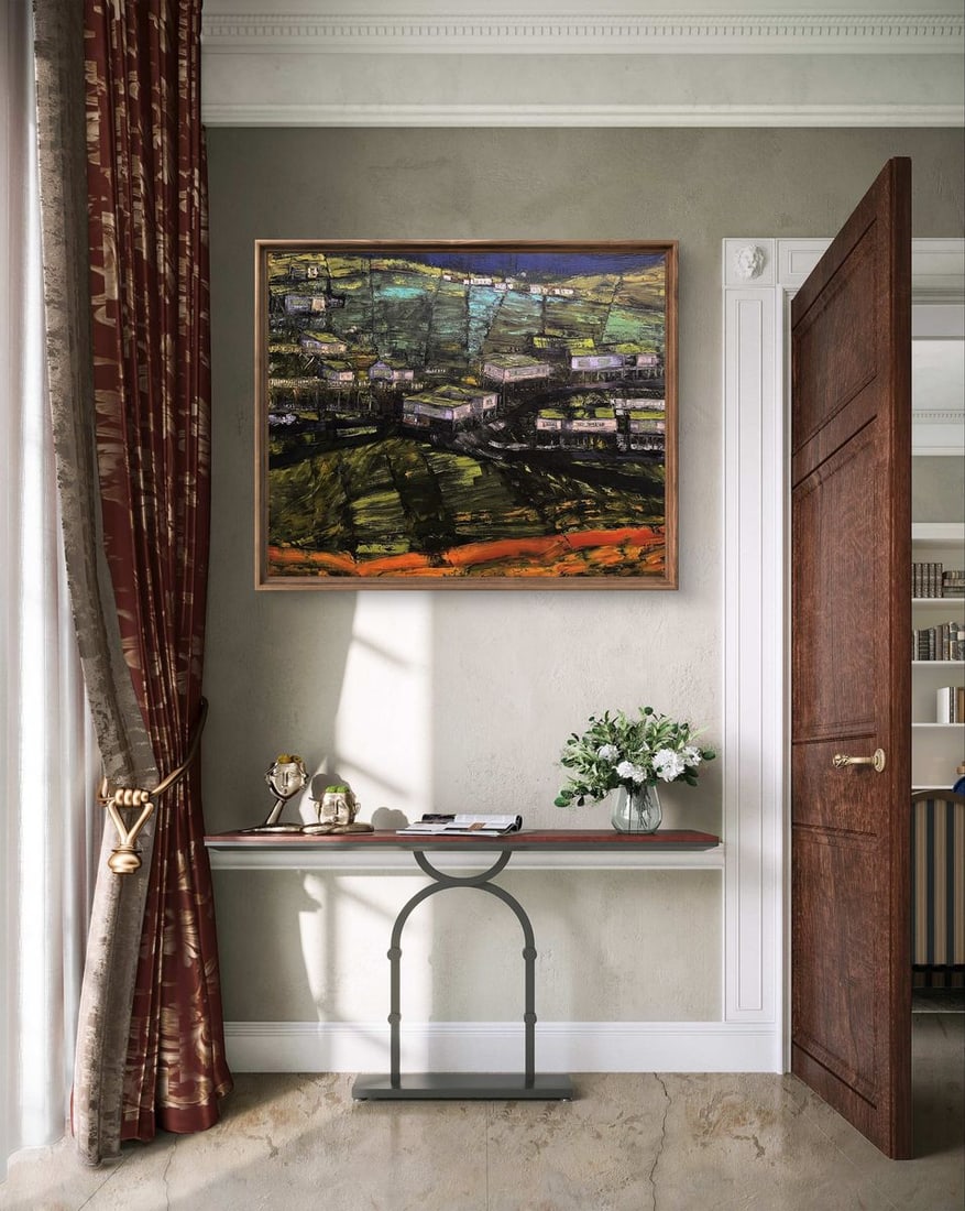 Oil painting City project Serhiy Kovalev - 3