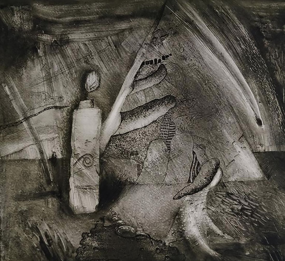 Etching painting Canon Unknown artist (1 of 8)