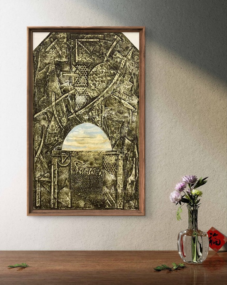 Etching painting East Oleksandr Zhmailo - 3