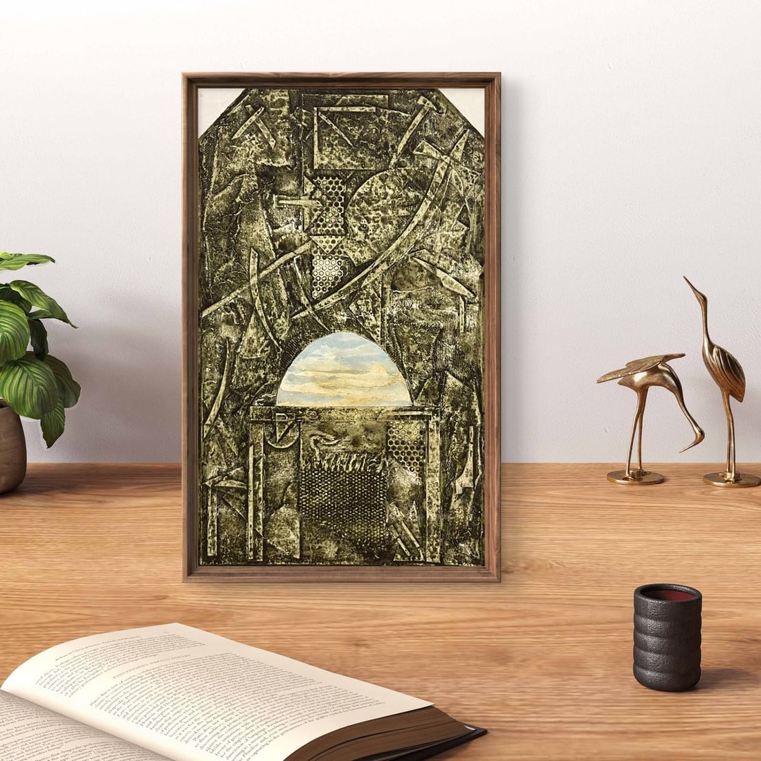 Etching painting East Oleksandr Zhmailo - 4