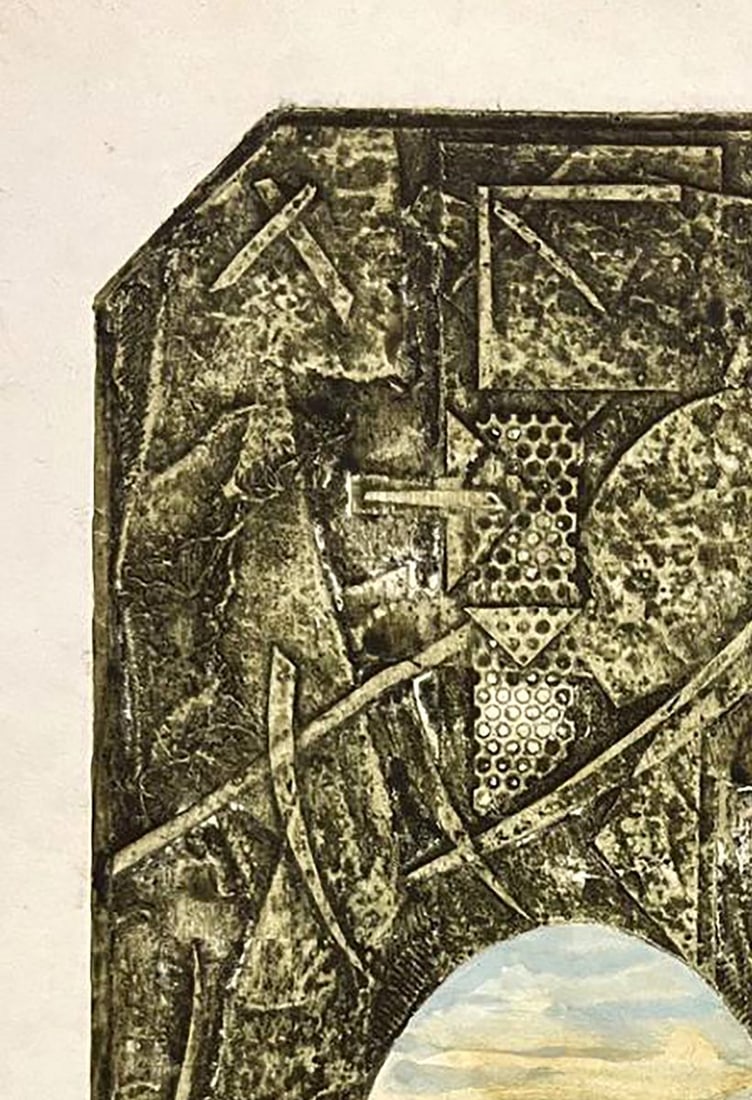 Etching painting East Oleksandr Zhmailo - 5