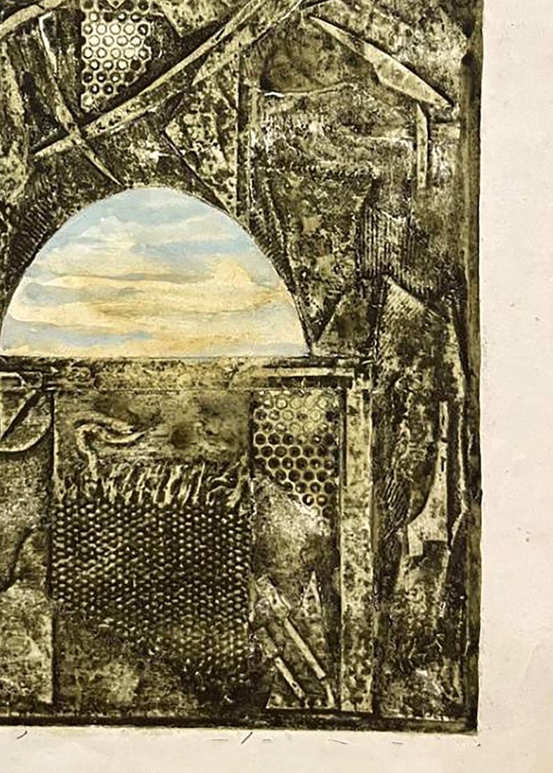 Etching painting East Oleksandr Zhmailo - 8