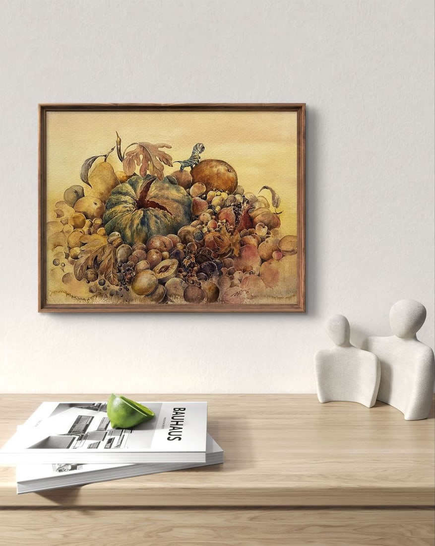 Watercolor painting Still life with pests Dmytro Startsev - 2