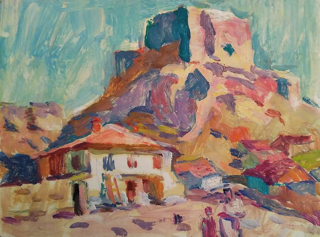 Oil painting Central Asia Yury Konovalov (1 of 9)
