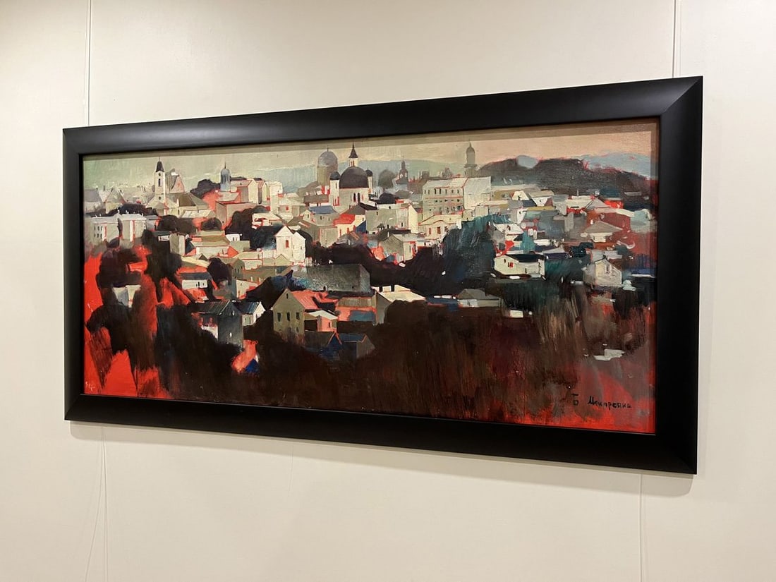 Oil painting Panorama of Chernivtsi Bohdan Makarenko - 10