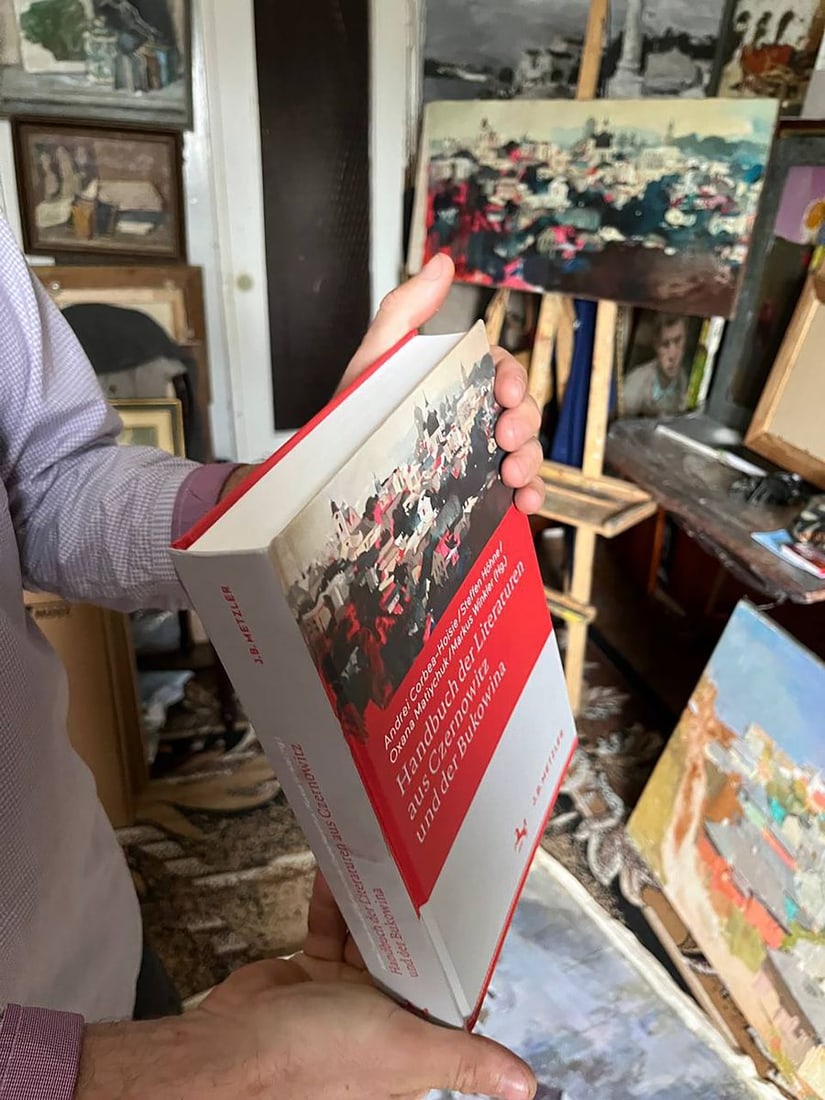 Oil painting Panorama of Chernivtsi Bohdan Makarenko - 14