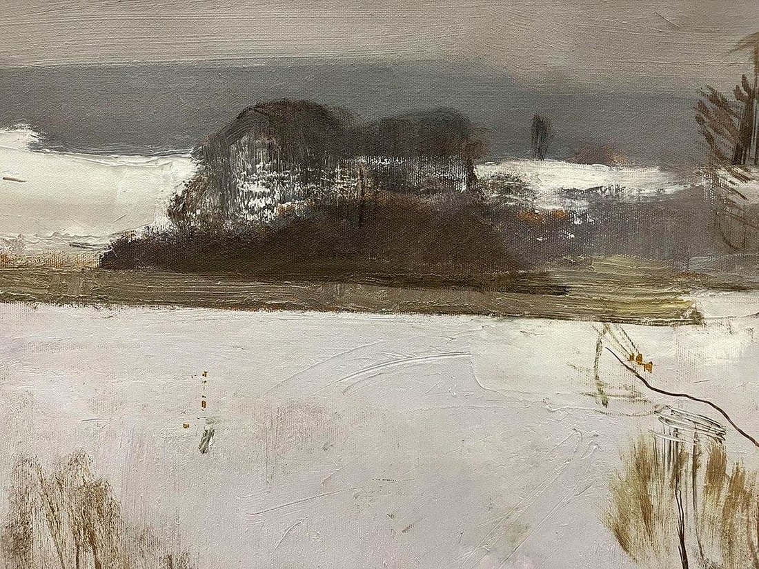 Oil painting A frosty day Bohdan Makarenko - 8