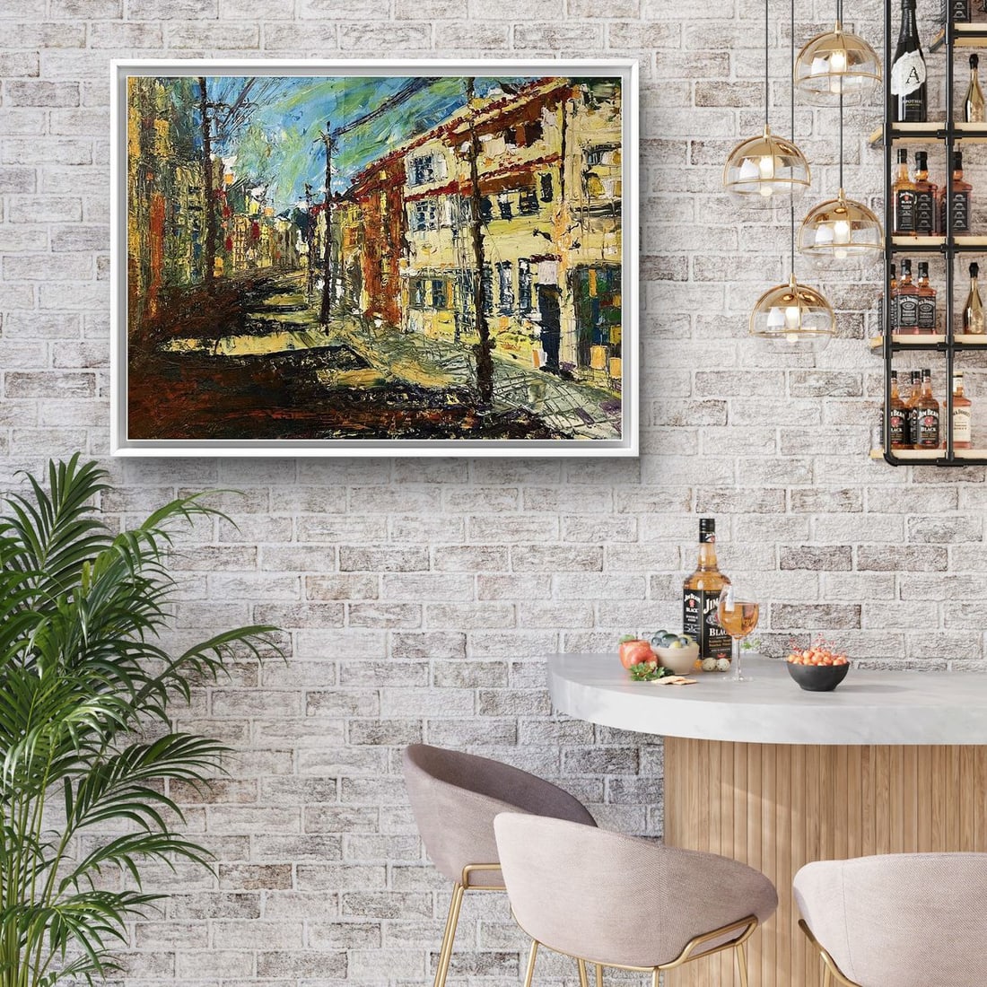 Oil painting Street in Rio de Janeiro Serhiy Kovalev - 4