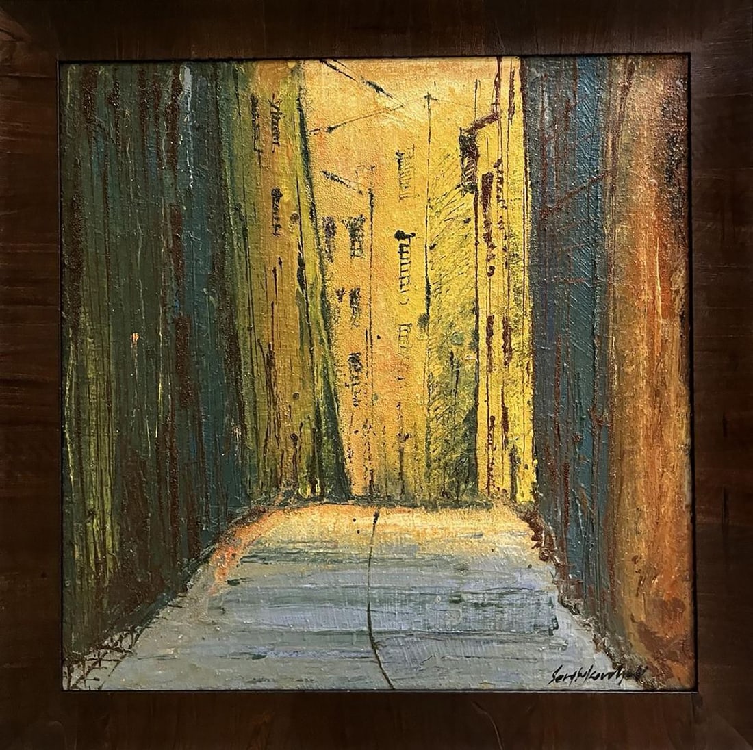 Oil painting The road is far away Serhiy Kovalev - 2