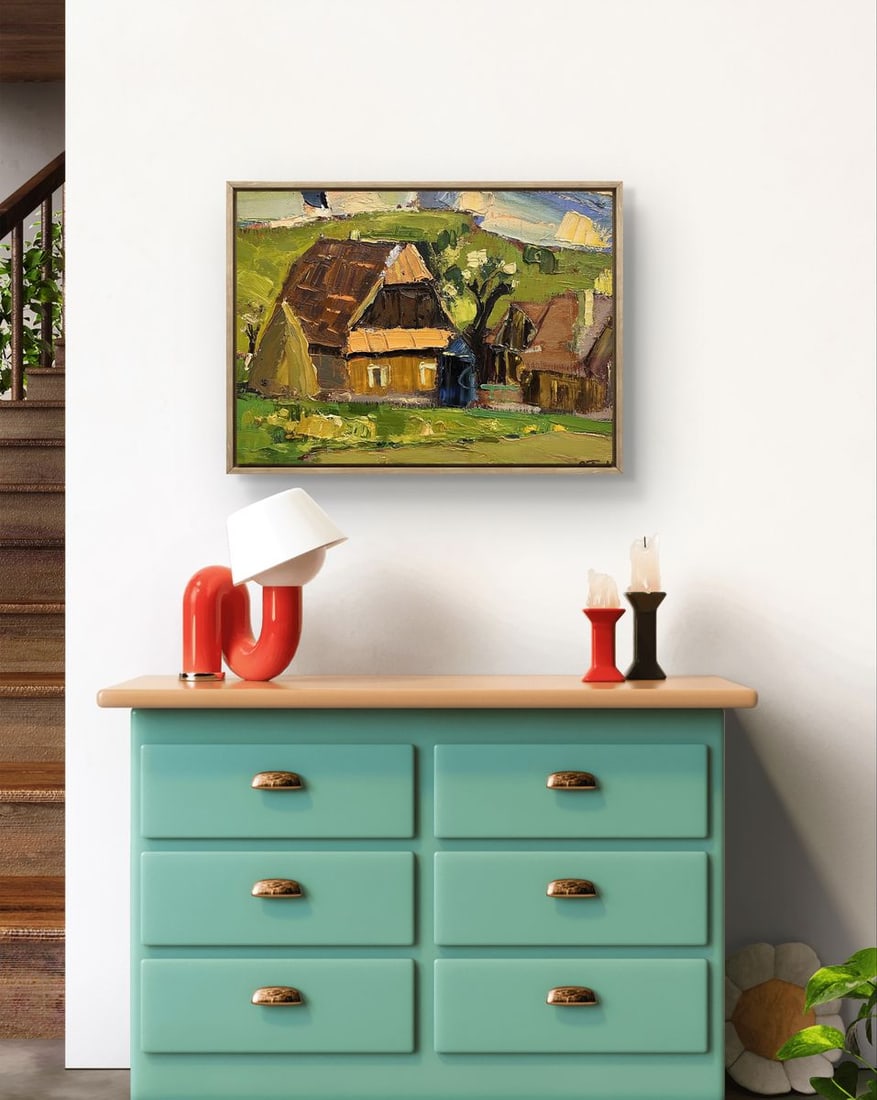 Oil painting Blue well Anatoly Tertychny - 2