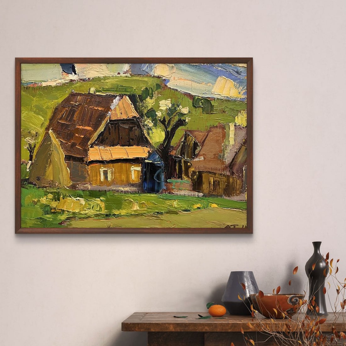 Oil painting Blue well Anatoly Tertychny - 3