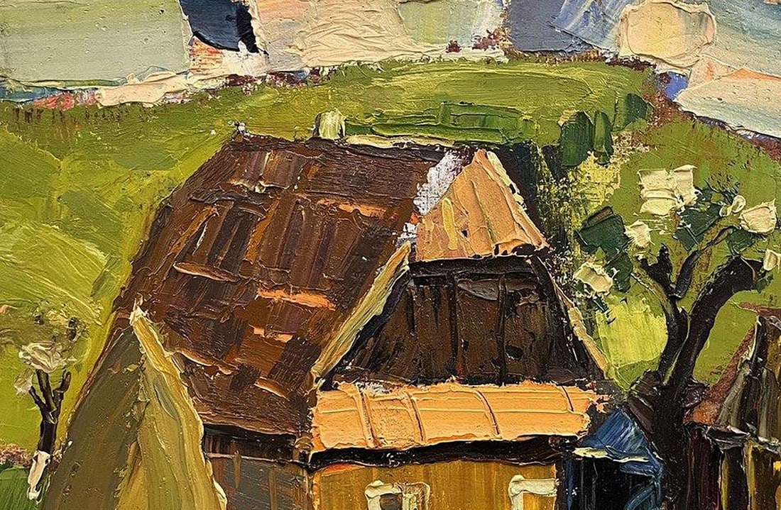 Oil painting Blue well Anatoly Tertychny - 4