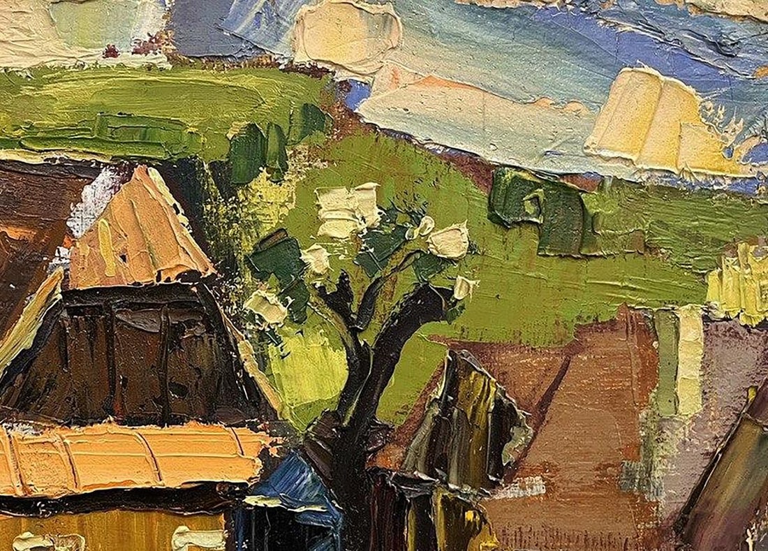 Oil painting Blue well Anatoly Tertychny - 5