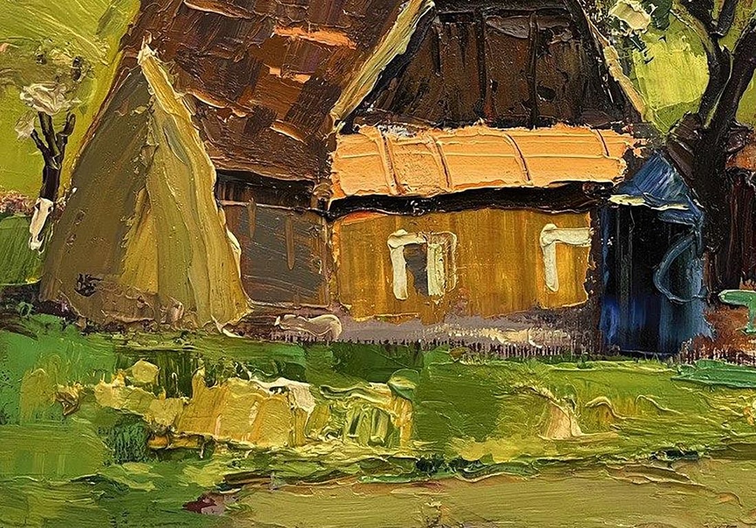 Oil painting Blue well Anatoly Tertychny - 6