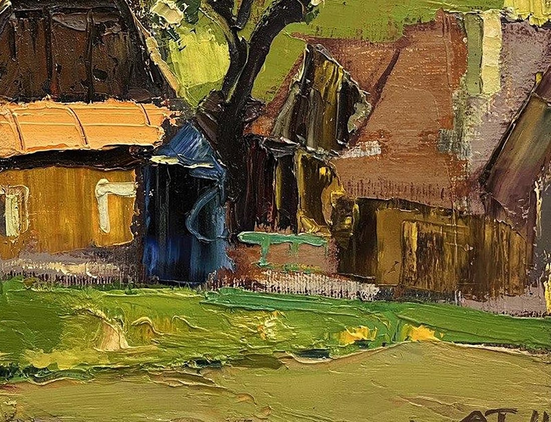 Oil painting Blue well Anatoly Tertychny - 7