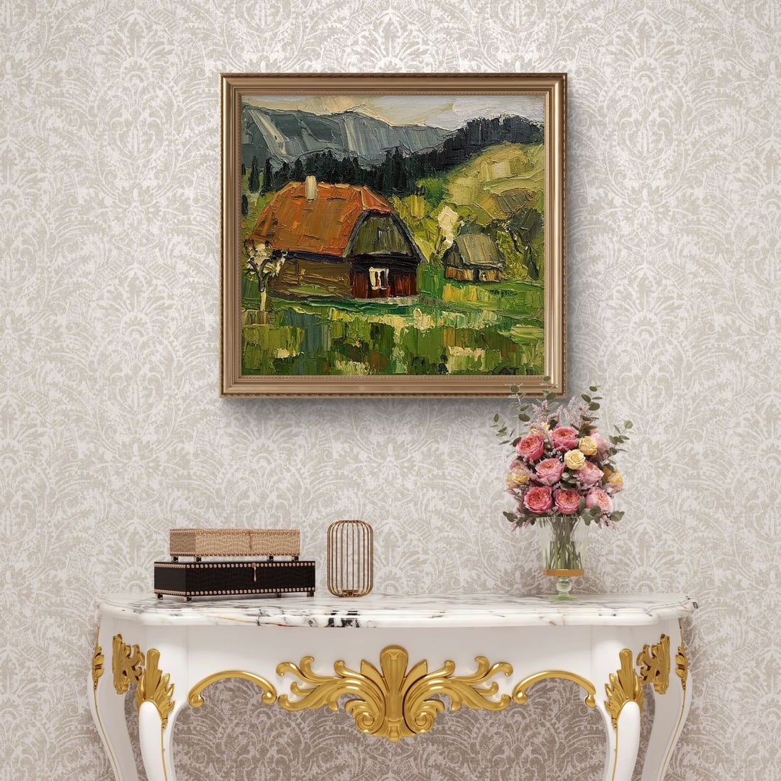 Oil painting Spring greens Anatoly Tertychny - 2