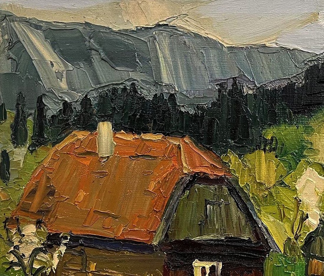 Oil painting Spring greens Anatoly Tertychny - 4