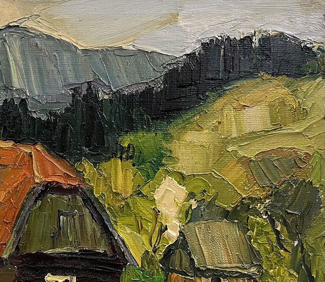 Oil painting Spring greens Anatoly Tertychny - 5