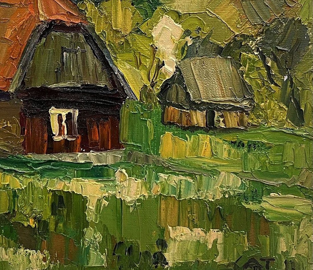 Oil painting Spring greens Anatoly Tertychny - 7
