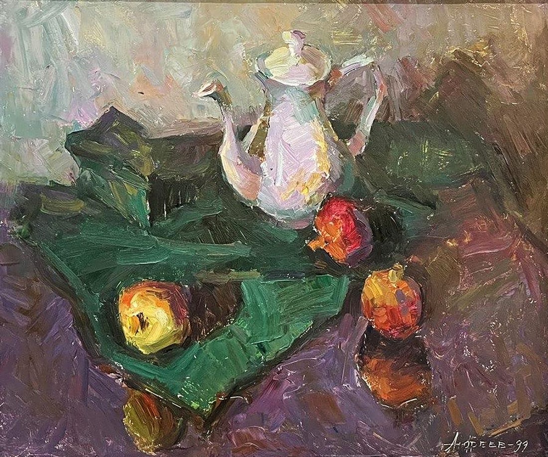 Oil painting Still life with grenades Oleksandr Andreev (1 of 13)