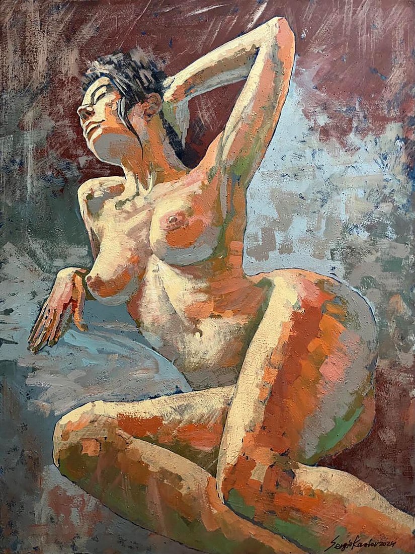 Acrylic painting Visibilidade Serhiy Kovalev: Title: Acrylic painting Visibilidade Serhiy Kovalev Description: NoGaller 42 *** ABOUT THIS PAINTING *** * TITLE: "Visibilidade" * ARTISTS: Serhiy Kovalev * SIZE: 120x90 cm/'47.24x35.43 inches' *