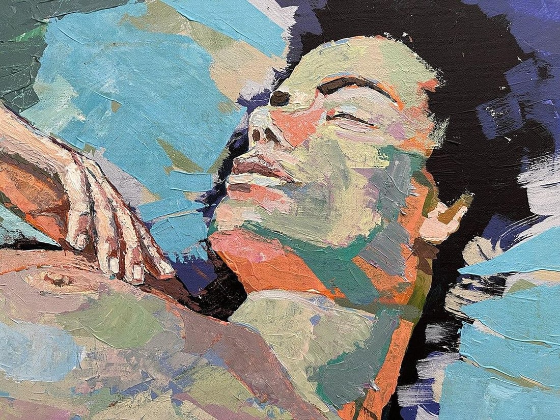 Acrylic painting Peace of mind at home Serhiy Kovalev - 10